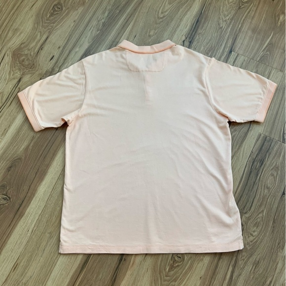 Like New Tommy Bahama Peach Polo Shirt Size XL - Picture 4 of 10